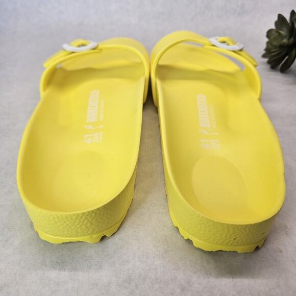 Birkenstock Madrid EVA Sandals Yellow Women 41 Sz US 10 Lightweight Slides - Picture 6 of 8